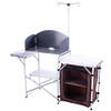 CampLand Aluminum Height Adjustable Folding Table Lightweight B071937HYX-NEW New