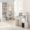FURINNO Jaya Book Shelf 5-Tier Bookshelf Adjustable Shelves 14110R1WH - White