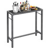 Mr IRONSTONE Outdoor Bar Table 39'' Patio Table Pub Height Dining Table