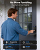 Philips Wi-Fi Smart Deadbolt Lock 2 Handle Keypad Front  - Matte Black