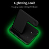 GENERIC CE ROHS FCC CERTIFICATED 3 IN 1 WIRELESS CHARGER STAND 15W - BLACK