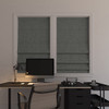Sun Zero Seraphina Textured Total Blackout Cordless Roman Shade 35"x64" - Gray New