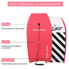 Grande Juguete Body Board 41" with EPS Core Slick Bottom Leash - Red New