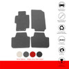 IKON MOTORSPORTS Floor Mat Compatible with 2004-2008 Acura TSX - Gray/Grey New