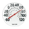 Taylor Extra Large Metal Wall Thermometer 18 inch B001A0K8KQ - White New