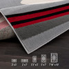 CAMILSON Modern Geometric Area Rug (3'3" x 5') - Abstract Geometric Design New