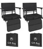 Bsteciar Stadium Seats Bleachers Armrests Portable Stadium Chairs Back 2 Pack New