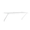 Rubbermaid Direct Wall Shelf 3 Ft Wide Mounting Hardware Kit Included, White New