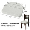Shinnwa Dining Chair Cushions Set of 4 Non-Slip Kitchen Chair Cushions New