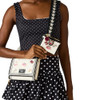 BETSEY JOHNSON SHAKE YOUR POM POMS WALLET CROSSBODY - MULTICOLOR New