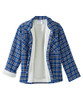 Men’s Magnet Close Adaptive Sherpa Lined Shirt Jacket - Mid Blue Plaid XL New