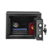DBTTA Mini Small Safe Lock Box For Money&Cash&Home&Personal Items - Black New