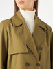 THE DROP NOA TRENCH COAT SIZE MEDIUM - SIZE: WOMEN S - MARTINI OLIVE New