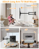 FORGING MOUNT Long Arm TV Mount Dual Articulating Arm Full Motion TV Wall Mount New