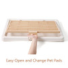 Smart Paws Large 29.92"x24.4" Dog Training Tray Coffee New