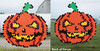 Ingersoll Fence Pixel Decoration Kit Halloween Pumpkin 7'x6', B07XVKR38C -NEW New