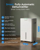 WPSOERT 4,000 SQ.FT DEHUMIDIFIER FOR BASEMENT WITH DRAIN HOSE - WHITE