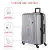 SWISS GEAR ENERGIE HARDSIDE EXPANDABLE LUGGAGE SPINNER 3 PIECE SET - SILVER