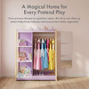 HUMBLE CREW KIDS DRESS UP CLOSET STORAGE SHELVES PB485 - PURPLE