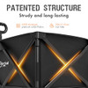 Portal Folding Wagon Brakes, All-Terrain Heavy Duty, Camping Garden Cart Black