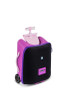 Micro Kickboard Eazy Foldable Rideable Swiss-Designed Luggage Case - Violet Pink