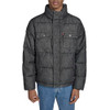 LEVI'S MIX MEDIA QUILTED PUFFER JACKET MEN L BLACK WASH DENIM - LM5RC213-BWD-L New
