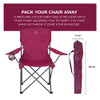HIGHLANDER Foldable Chair 4.9 lb Holds up to 220 lb