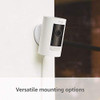 RING STICK UP CAM PLUG-IN OUTDOOR CAMERA TWO-WAY TALK WORKS WITH ALEXA WHITE