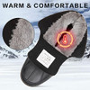 Mishansha Snow Boots Man Winter Warm Fur Lined Snow Boots Men B0B7JBDD3T - Black New