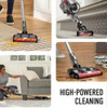HOOVER ONEPWR EMERGE PET BAGLESS CORDLESS REPLACEABLE FILTER VACUUM RED/GRAY