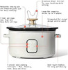 Drew Barrymore Kitchenware 6QT Programmable Slow Cooker Touch Display