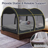 Alvantor Canopy Bed 2-in-1 Dream Privacy Space Full Size Sleeping Tents New