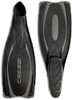 Cressi Reaction Pro Full Foot Pocket Fins, Black, 44/45 [Duplicate] New