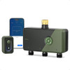 DIIVOO BRASS SMART WIFI SPRINKLER TIMER 3 ZONE WT-11W1 - GREEN