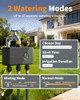 DIIVOO BRASS SMART WIFI SPRINKLER TIMER 3 ZONE WT-11W1 - GREEN