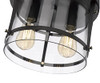 Joakim 2-Light Flush Mount Ceiling Light 11.8"X 8" Black 960 Lumens - NEW New