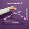 UTOPIA HOME PLASTIC HANGERS 30 PACK SPACE CLOTHES HANGER UH0714-30P - PINK New