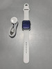 For Parts: APPLE WATCH SERIES 9 GPS/CELL 45MM SILVER ALUMINUM WHITE BAND CRACKED SCREEN