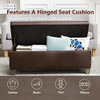 UDAX 41" Storage Ottoman, Storage Bench with Safety Hinge, B09CYHS55K - Brown New
