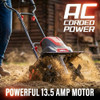MZK 16" 13.5A Electric Tiller Cultivator,Foldable Rototiller, G-AC2502 - RED