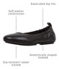 Q74-001-030 FITFLOP WOMEN'S ALLEGRO BALLET FLAT BLACK SIZE 5