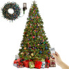 Juegoal 6 Foot Artificial Christmas Tree(NOT Pre-Strung), 300 LED Warm White