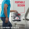 HOOVER CLEANSLATE PRO PORTABLE CORDED SPOT CLEANER CARPET CLEANER - SILVER/RED