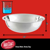TableCraft 830 Stainless Steel Mixing Bowl 20 Qt Lightweight and Durable Silver New