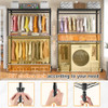 Raybee Clothes Rack Cover Rolling Portable Closet Storage New