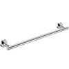 Nolimas Polished Chrome Bath Towel Bar Single Bars Towel Rack Rod - 24"