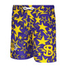 GSML812S Bucketsquad Men's X NBA Officially Licensed Buckie Mesh Shorts LG New