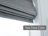 Everyday Celebration Roman Shades, 27" W X 64" H B083FLCNCB - Pewter New