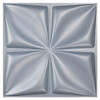 Art3d Matt Grey Silver 3D Wall Panel PVC Flower 3 Sq Meter B08D7659S4 - New New