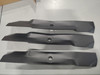 GENERIC 18" MOWER BLADES REPLACEMENT  JOHN DEERE Z540M Z375R PACK OF 3 - BLACK